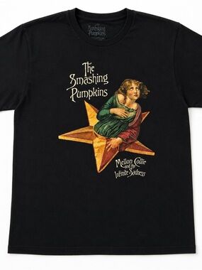 The Smashing Pumpkins Mellon Collie Graphic Tee - Black large